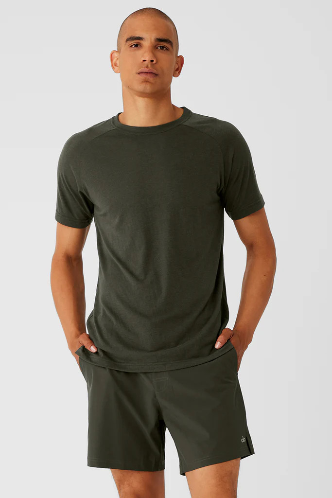 The Triumph Crew Neck Tee | Alo Yoga