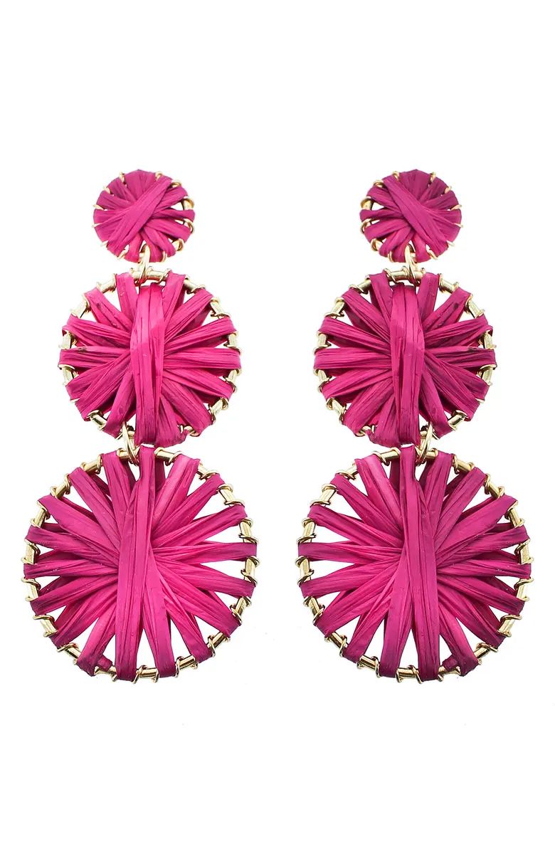 Panacea Raffia Drop Earrings | Nordstrom | Nordstrom