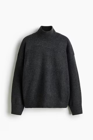 Oversized Mock-Turtleneck Sweater | H&M (US + CA)
