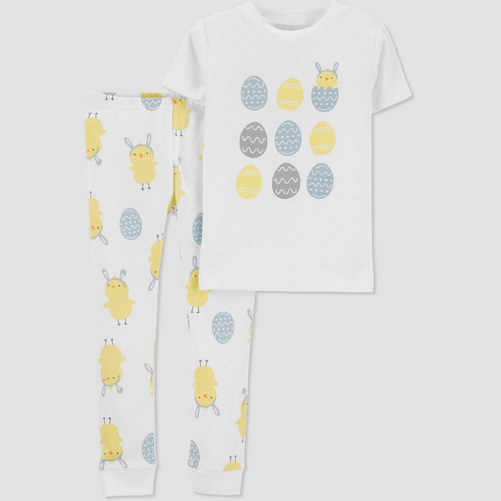 Baby Boys' 2pc Easter Eggs Snug Fit Pajama Set - Just One You made by carter's 18M | Target