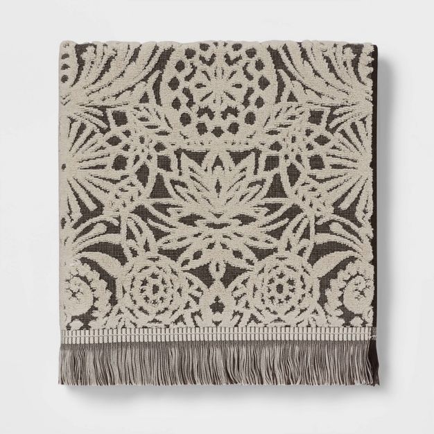 Allover Pattern Towels Black/White - Opalhouse&#153; | Target
