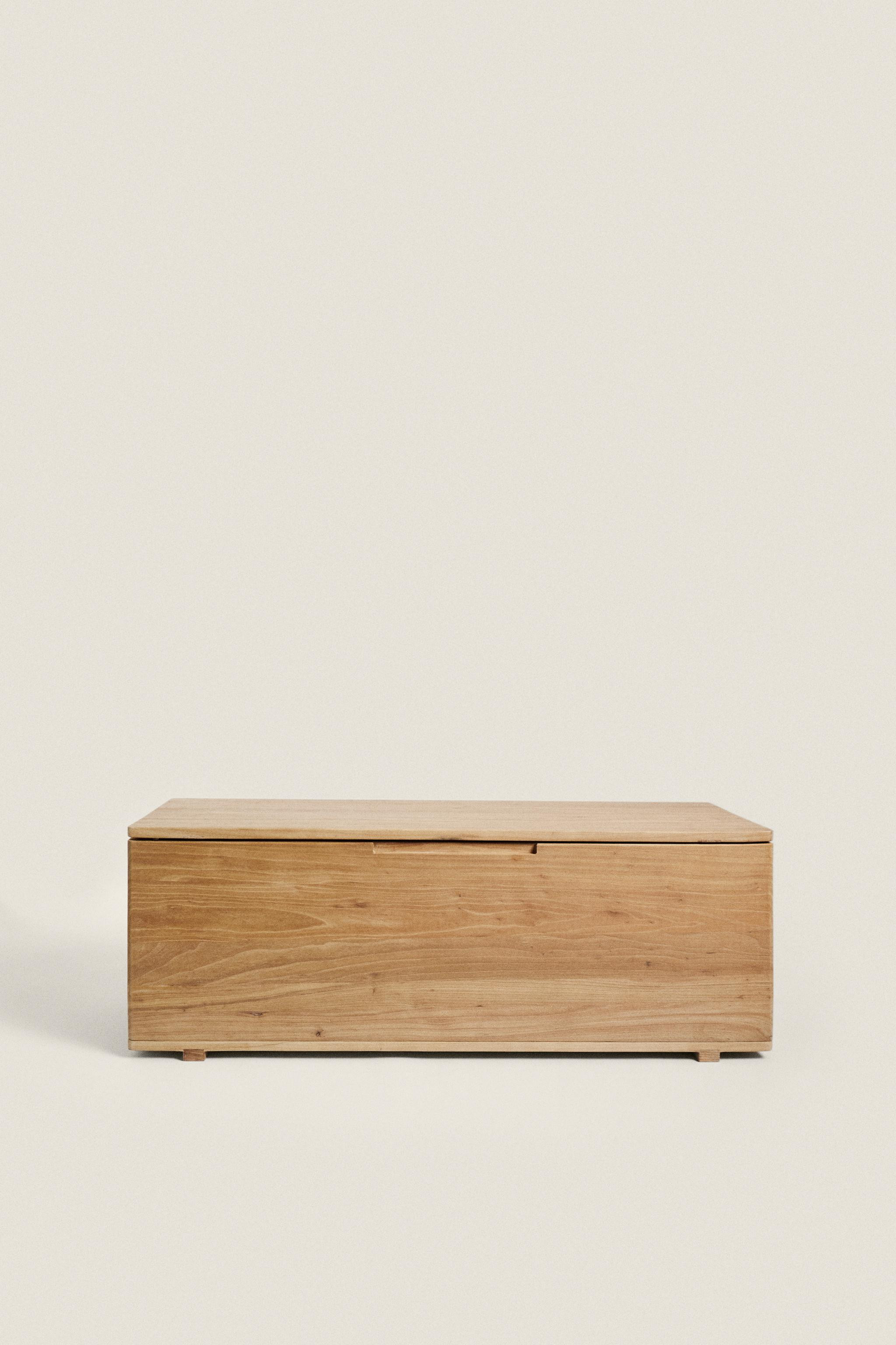 ELM WOOD BENCH WITH STORAGE | Zara US