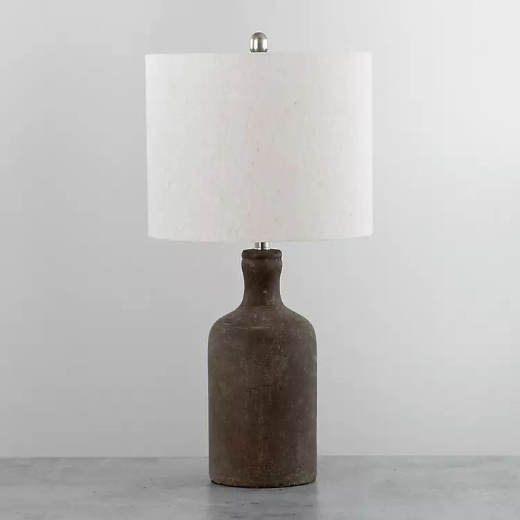 Easton Brown Bottle Table Lamp | Kirkland's Home