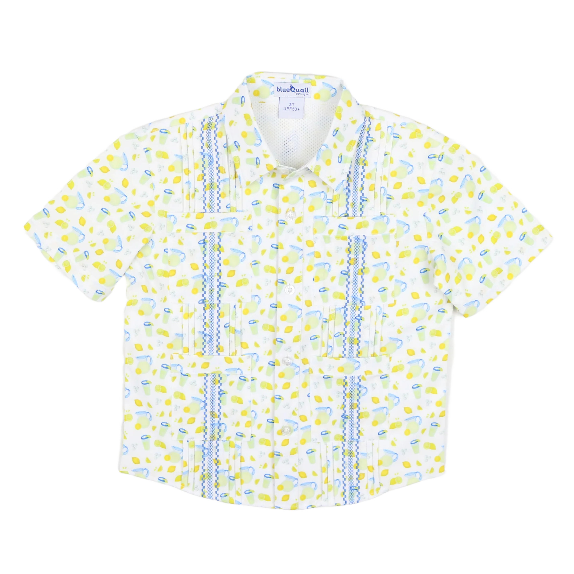 Lemonade Short Sleeve Shirt - Guayabera Collection | BlueQuail Clothing Co. | BlueQuail Clothing Co.