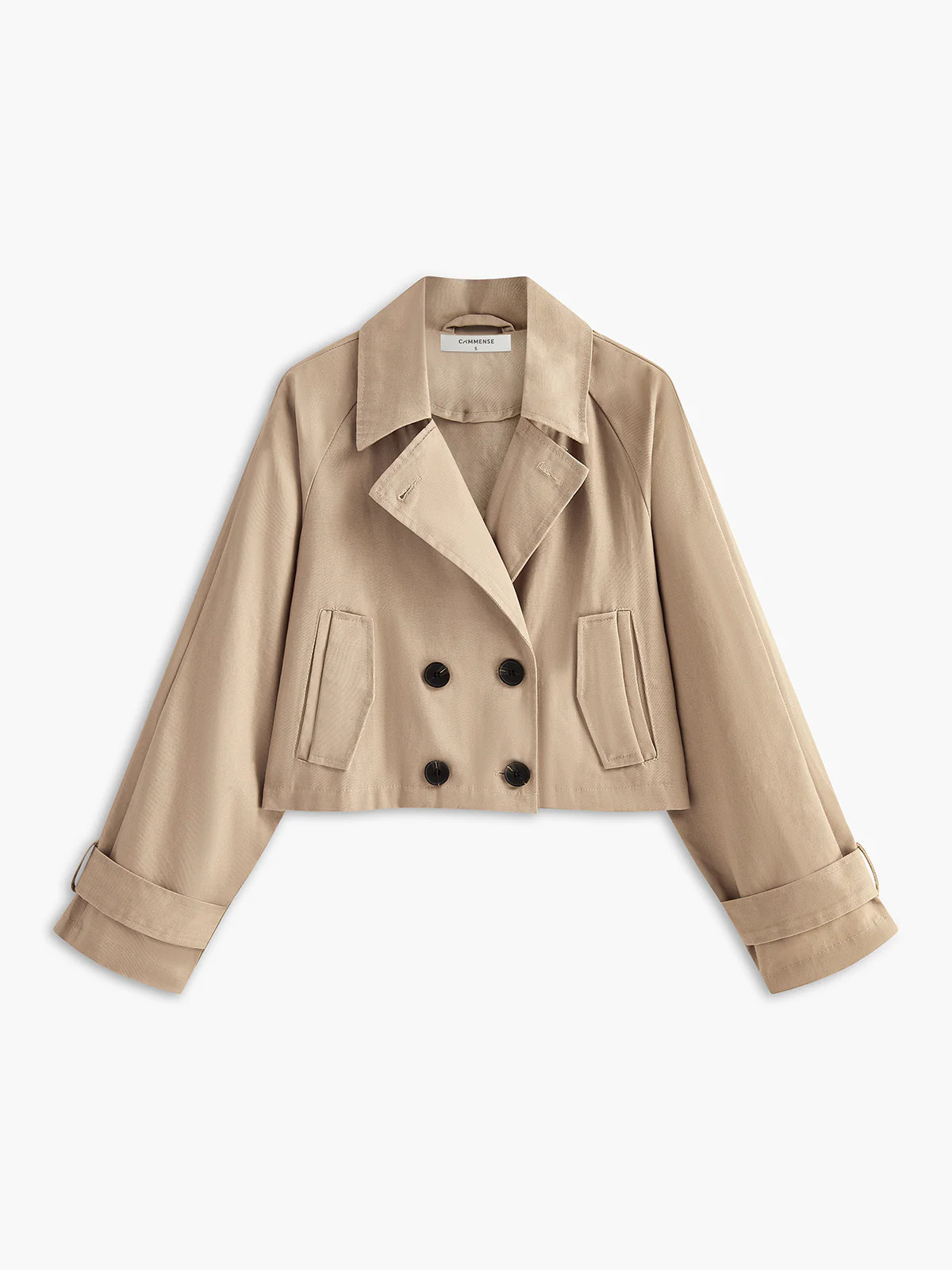 Button Crop Jacket | Commense