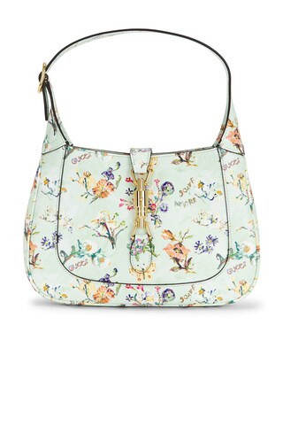 Gucci Flora Jackie Hobo Bag in Teal | FWRD 