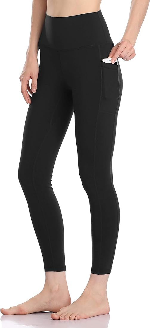 Women's High Waisted Yoga Pants 7/8 Length Leggings with Pockets | Amazon (US)