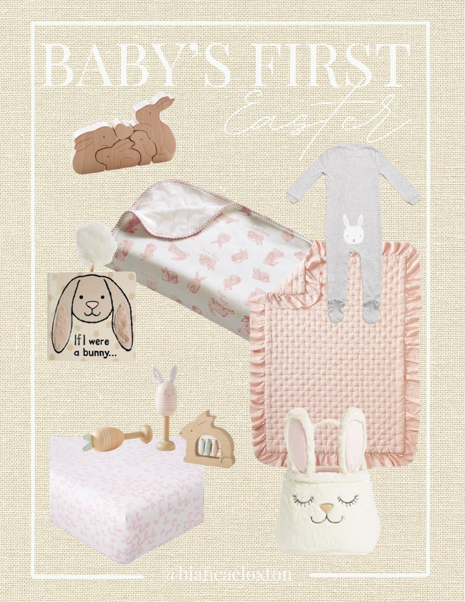 Baby’s 1st Easter 🤍🐰🤍

Easter Basket, Easter Toy, Blanket, Bunny Sheets, Bunny Blanket, Easter Pajamas, Easter Book, Bunny Basket 



#LTKbaby #LTKFind #LTKhome