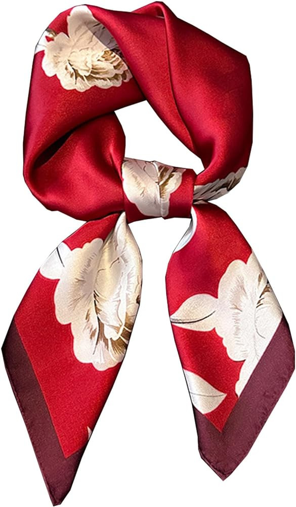 Dailyacc Hair Bandanas Scarf For Women Lightweight Fashion Neck Silk Satin Head Scarves For Sleep... | Amazon (US)