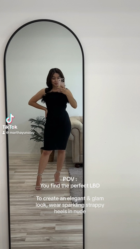 You find the perfect LBD 🖤 

I loveee everything about this dress! To create an elegant and glam look, I add this sparkling strappy heels. Wdyt? 

#LTKSeasonal #LTKaustralia #LTKFind