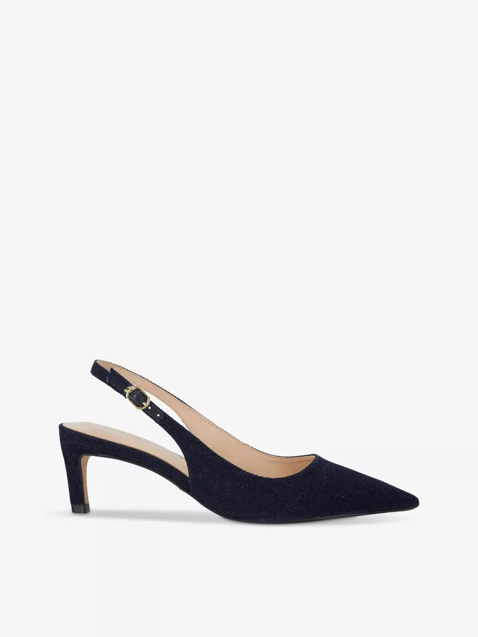 Celinna kitten-heel leather slingbacks | Selfridges