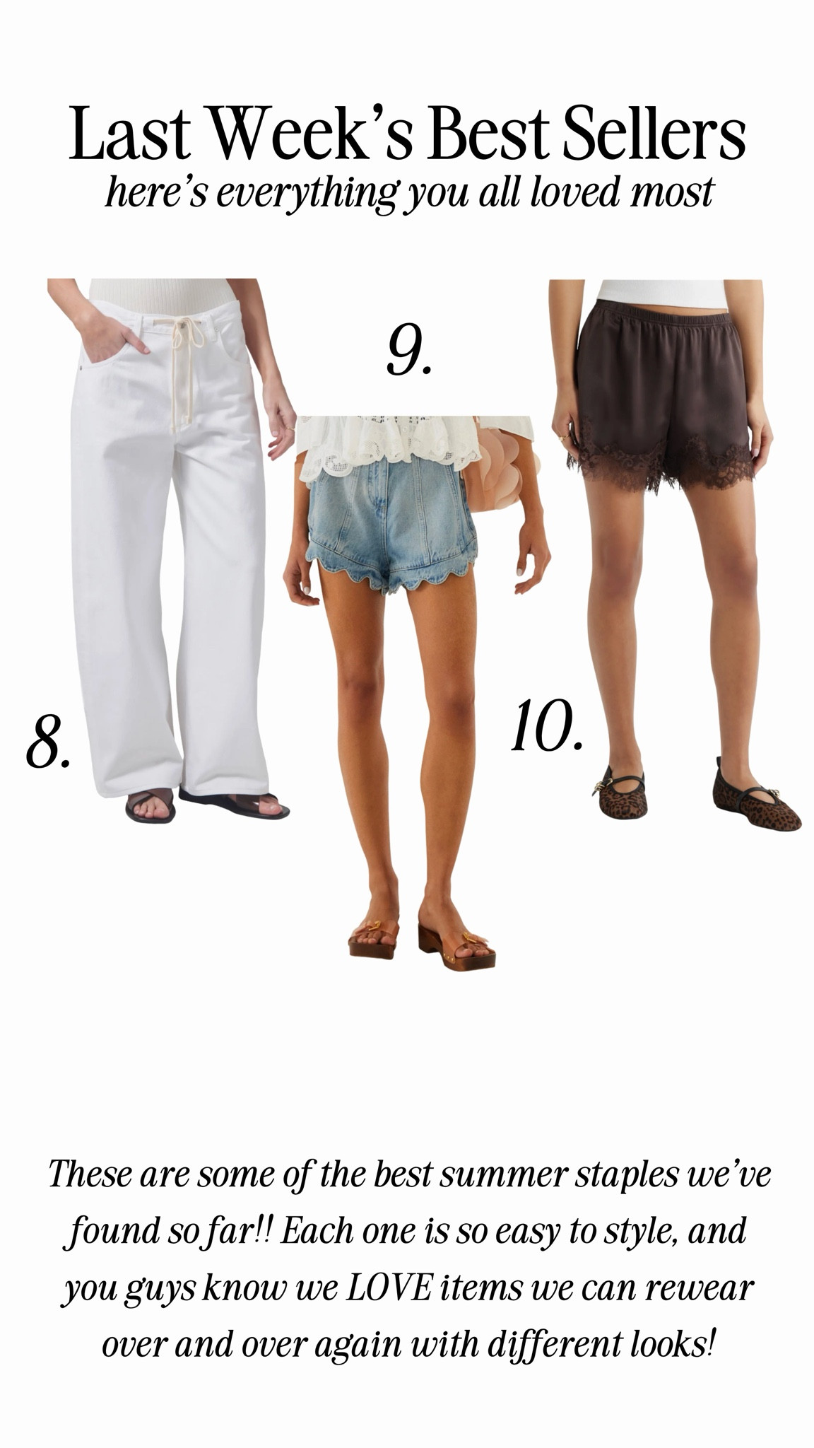 last week’s best sellers!!

summer fashion, trendy fashion, everyday must haves