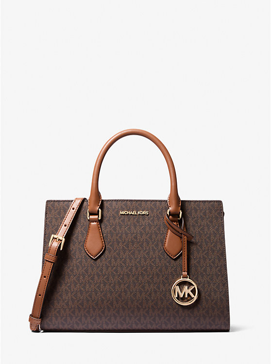 Sheila Medium Logo Satchel | Michael Kors US