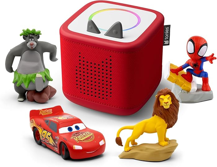 tonies Toniebox 2 Bundle Incl. 4 Tonies: Spidey and his Amazing Friends Spiderman, Disney Cars, D... | Amazon (UK)