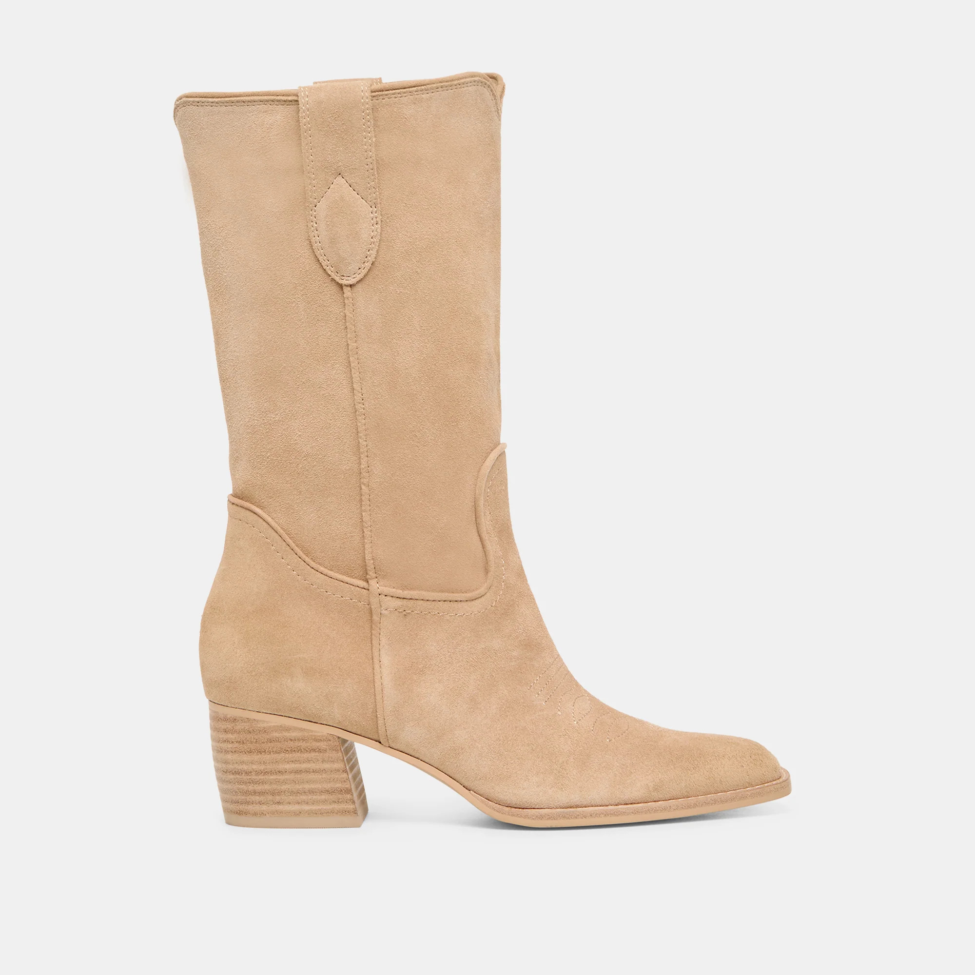 Vergil Boots Camel Suede | DolceVita.com