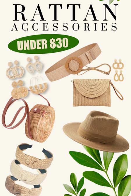 Must have summer accessories under $30 - goes with everything! 

#LTKSeasonal #LTKstyletip #LTKfindsunder50