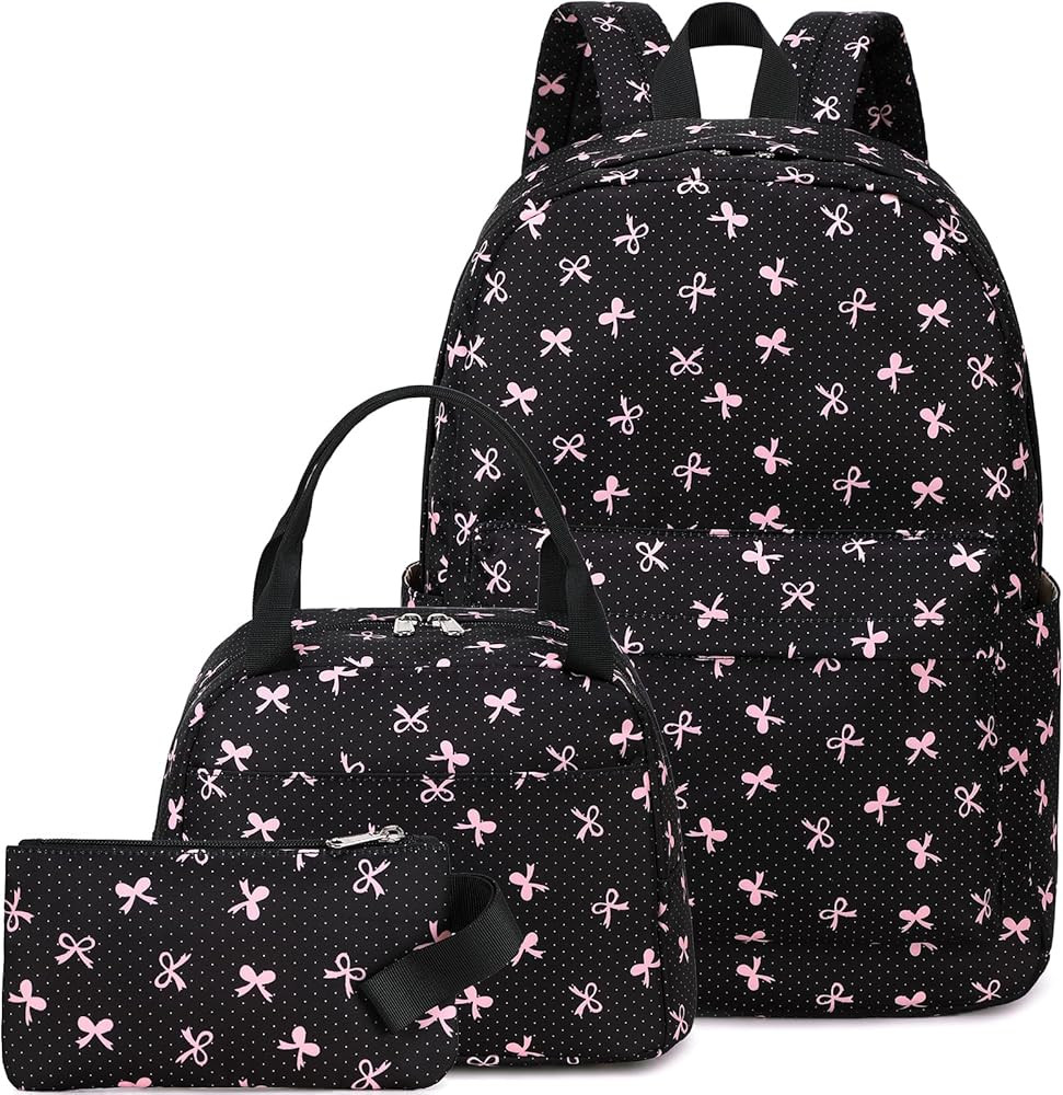 LEDAOU School Bag Backpack Set for Girls Teen Backpack | Amazon (US)