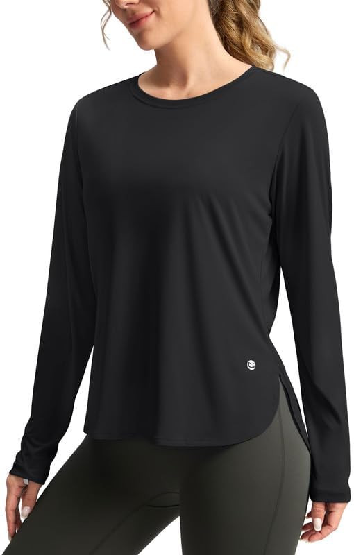 Women's Sun Shirts UPF 50+ Long Sleeve UV Protection Shirt Lightweight Quick Dry Workout Hiking T... | Amazon (US)