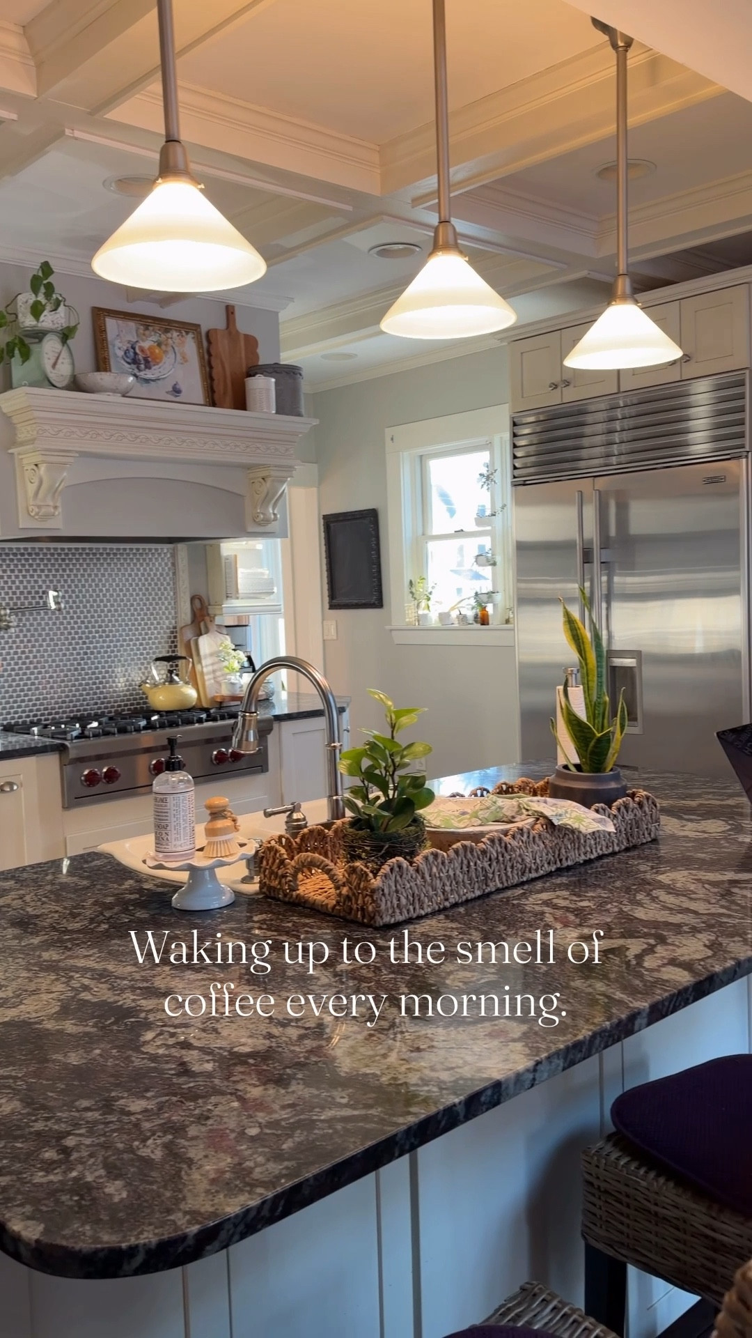 Yes, please.  We got a timed coffee pot a decade ago and we’ve never looked back!  We even got one at the lake cottage.  We used to french press our coffee but waking up to the smell of coffee?  Nothing better.  I swear it works like @nectarsleep for me but with smell slowly rising me from slumber.  I immediately open our curtains and let the daylight & my husband brings me coffee in bed.  Every single day!  Thanks hon!  

See anything you like? Comment “shop” for links to our home. 
#homedecor #kitchensofinsta #morningroutine #coffeefirst #cozymornings

#LTKHome #LTKSpringSale #LTKdayinmylife