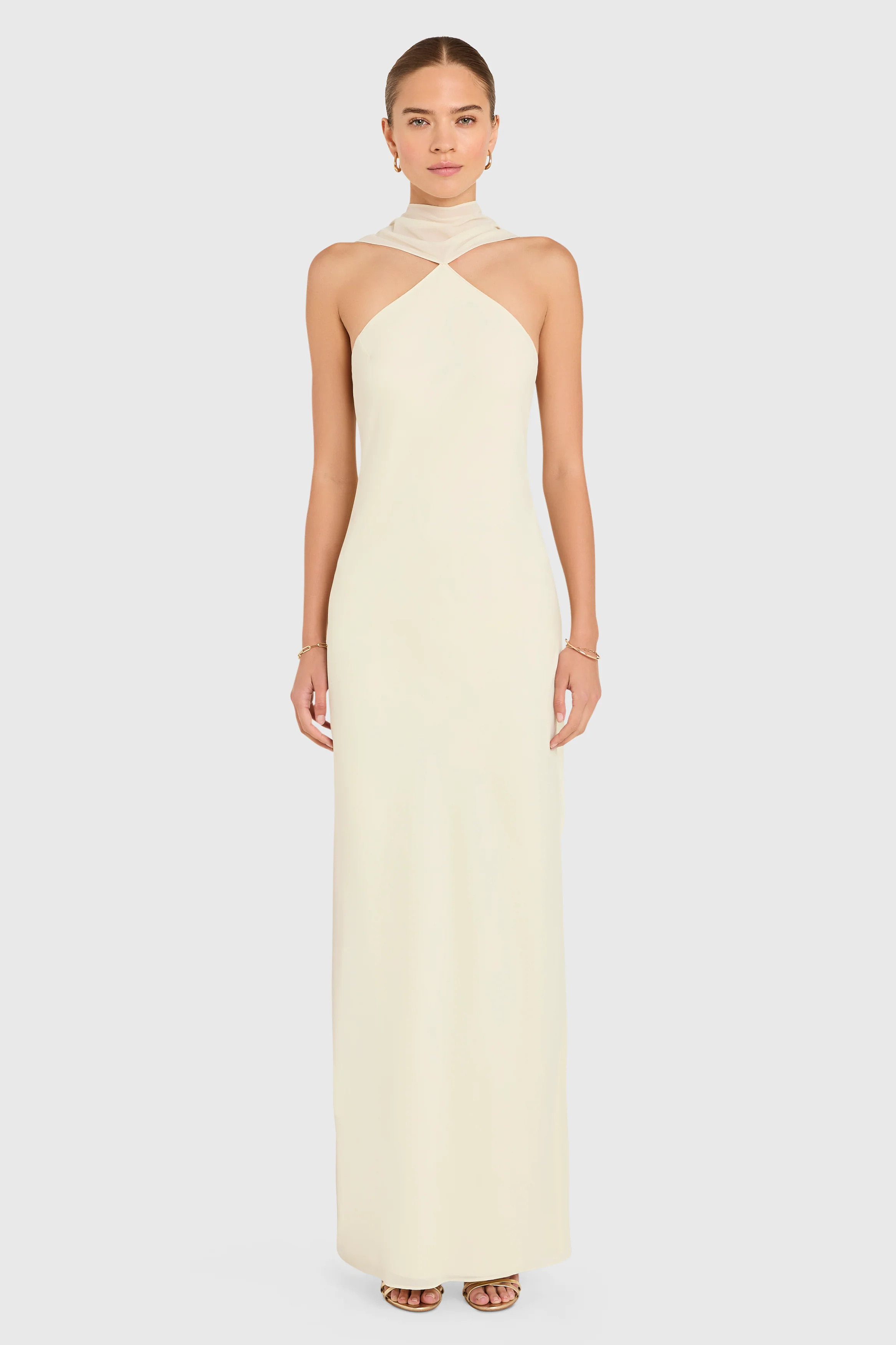 Amanda Uprichard Ashton Maxi in Endive - Size M | Amanda Uprichard