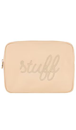 Sand Stuff Embroidered Large Pouch in Sand | Revolve Clothing (Global)