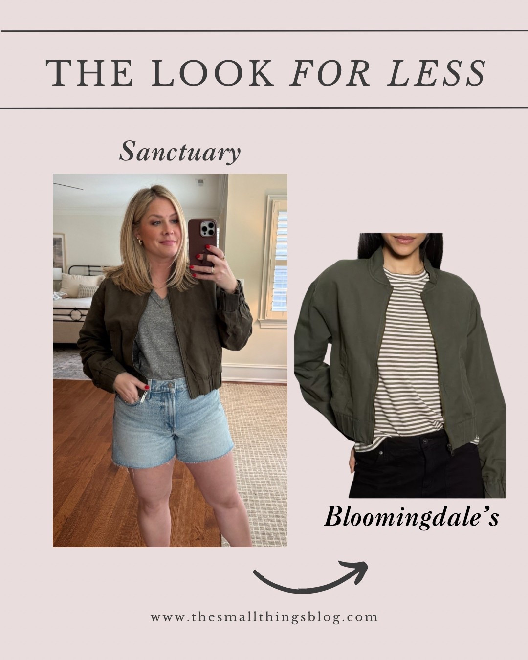 Look for less, daily dupe, sanctuary, Bloomingdale’s, bomber jacket

#LTKSaleAlert #LTKFindsUnder100 #LTKSeasonal