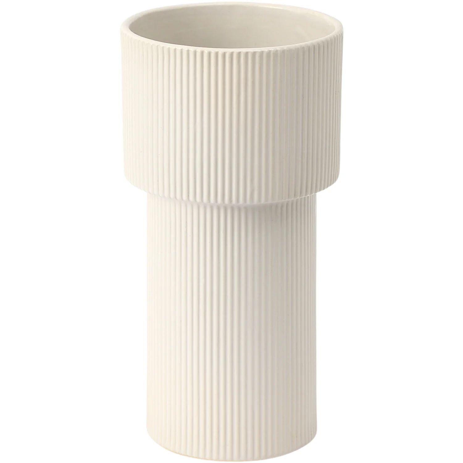 YANWE1 White Ceramic Flower Vase, Large Ceramic Vase, Decorative Vase, Boho Vase, Modern Vase, Ri... | Walmart (US)
