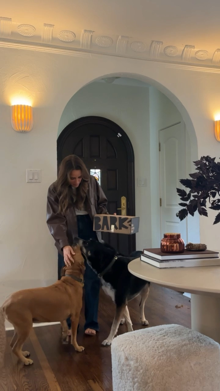 Our fur babies definitely don’t get the same attention since the real babies came along, but we try to make sure they still feel all the love with treats, walks, & special deliveries like @bark box. This is such a cute subscription box that delivers toys & treats to your door. Subscribe now for a FREE Double Deluxe upgrade for 2 extra Home Alone toys and 2 extra bags of treats in your first box. I’m linking the Home Alone BarkBox & some other favs that would make perfect gifts here for you all. #Ad #BarkPartner #liketkit

