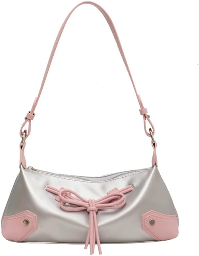 Juoxeepy Coquette Aesthetic Bow Trend Shoulder Bag Purse Bow Tie Handbag Crossbody Purse Trendy C... | Amazon (US)