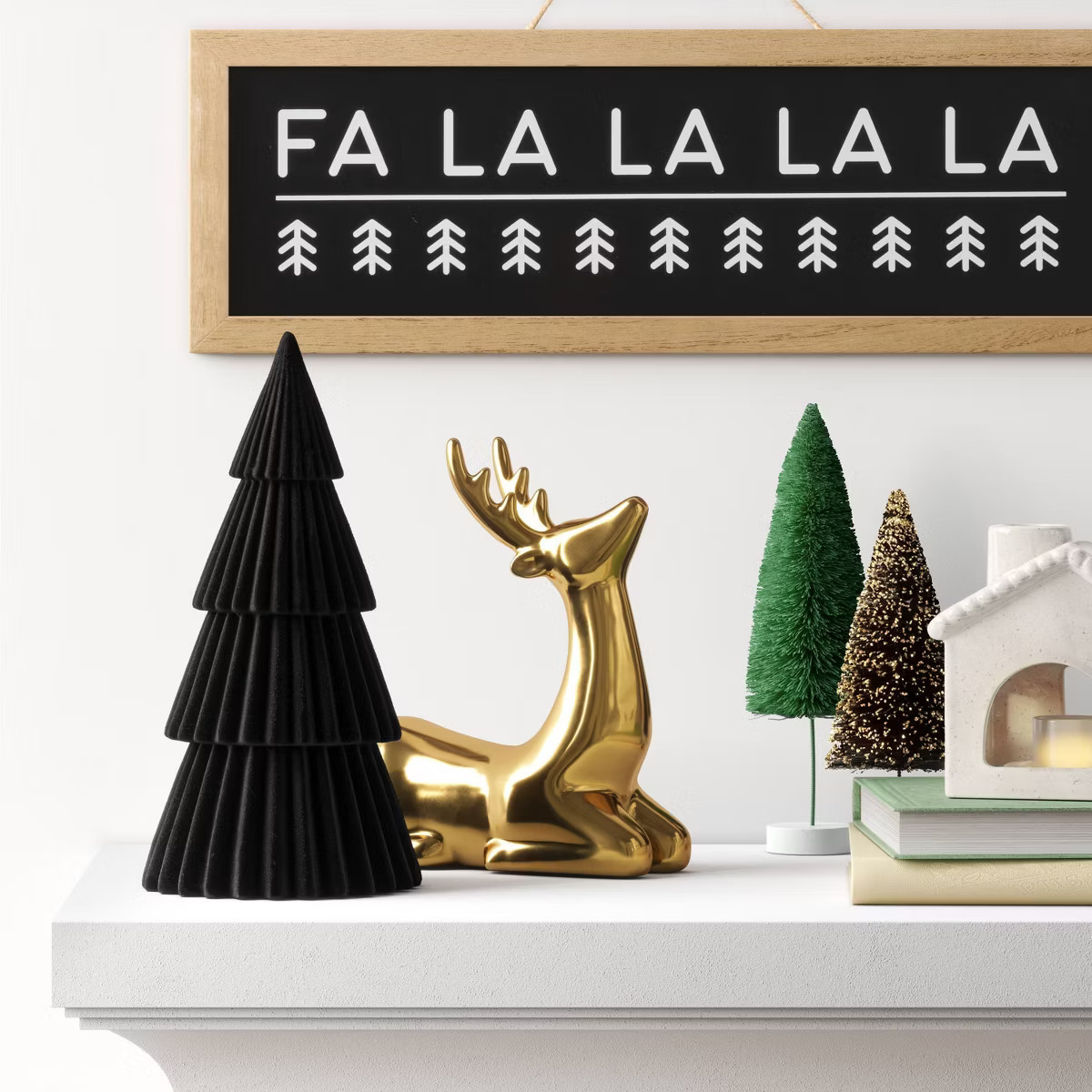 Wood 'Fa La La La' Christmas Wall Art - Wondershop™ | Target