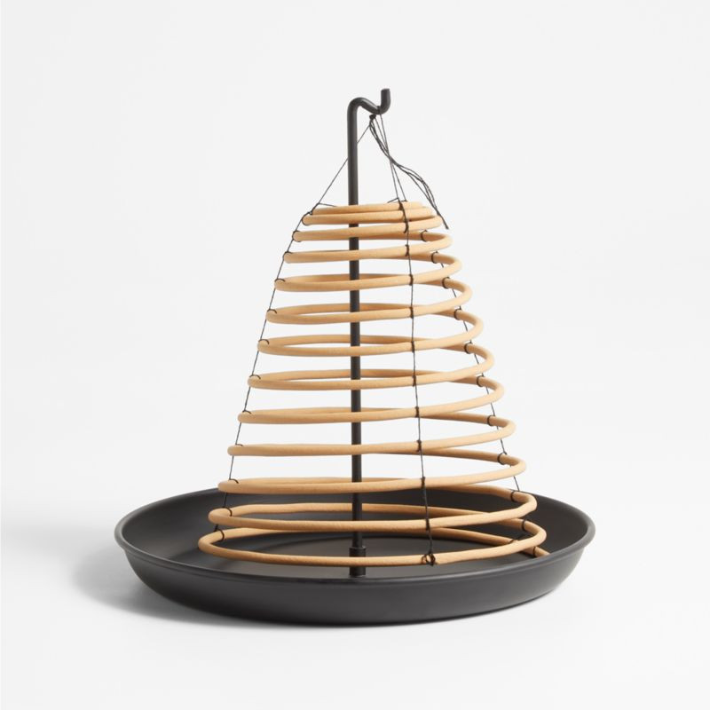 Small Citronella Coil with Holder + Reviews | Crate & Barrel | Crate & Barrel