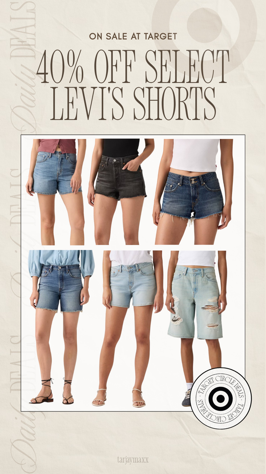 Select Levi’s shorts are currently 40% off at Target 👖 Such a good deal on a summer staple!
wedding guest dress summer, summer outfits over 40, country concert outfits, summer dresses, teacher outfits, date night outfits, vacation outfits beach, work outfits, concert outfit ideas, back to school outfits 

 #LTKootd #LTKSeasonal #LTKWorkwear
