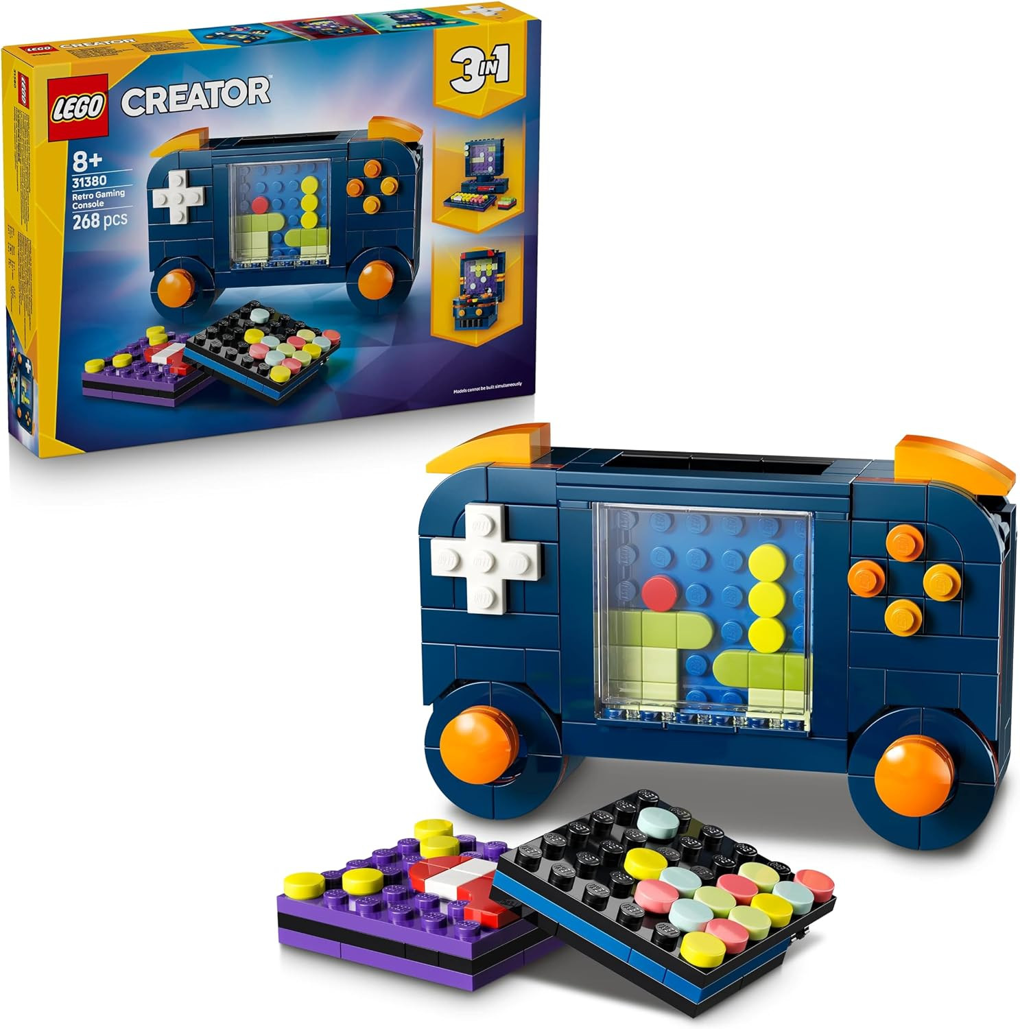 LEGO Creator 3in1 Retro Gaming Console - Transforms into an Arcade Machine or Computer w/Keyboard & Mouse - Gamer Gift Idea for 8+ Year Old Boys & Girls - 31380 | Amazon (UK)