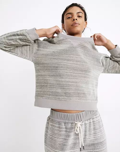 MWL Velour Space-Dyed Crewneck Sweatshirt | Madewell