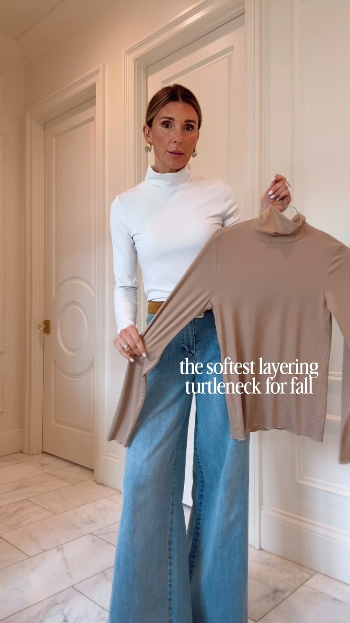 This soft layering turtleneck just dropped from my fall collection with @Splendid! Linking all the pieces here. I’m 5’7 wearing my true size small!

#LTKootd #LTKSeasonal #LTKOver40