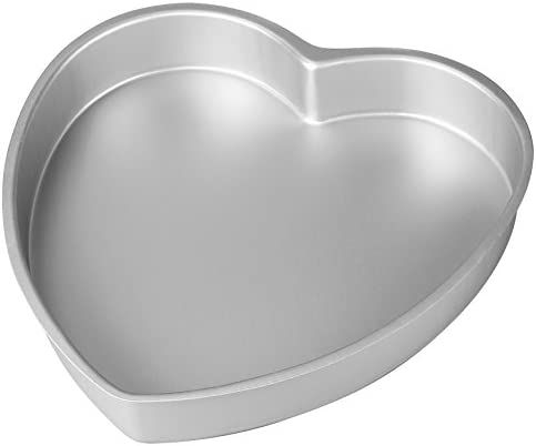 Wilton Decorator Preferred Heart Shaped Cake Pan, 8-Inch, Aluminum | Amazon (US)