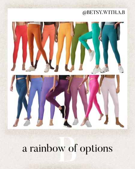 Has there ever been a better time to be a color lover? No, I think not.  
Check out these leggings in every color under the sun. 


#LTKunder100 #LTKSeasonal #LTKfit
