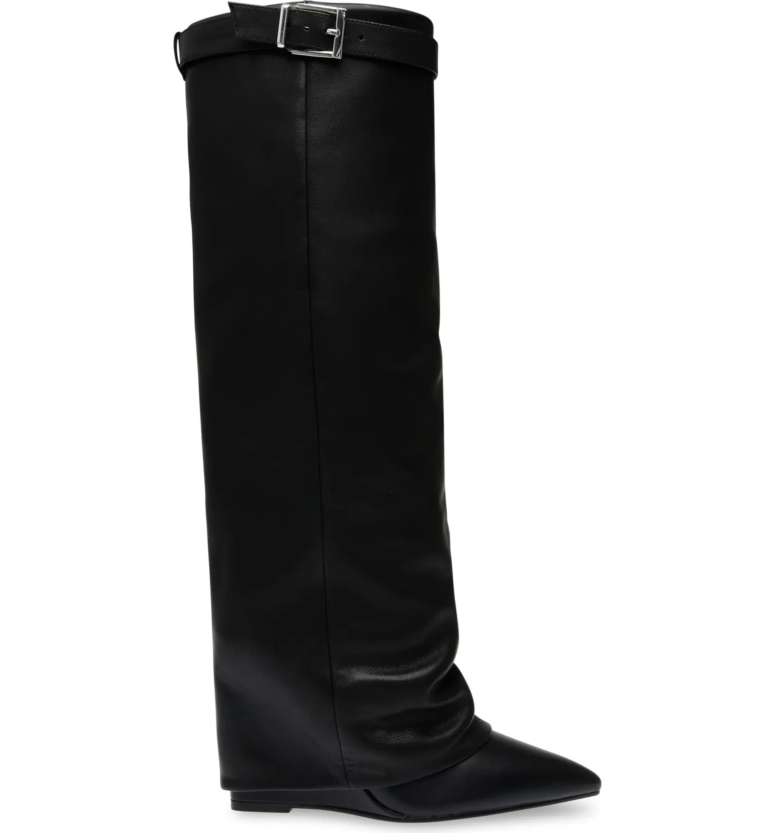 Steve Madden Corenne Foldover Shaft Pointed Toe Knee High Boot (Women) | Nordstrom | Nordstrom