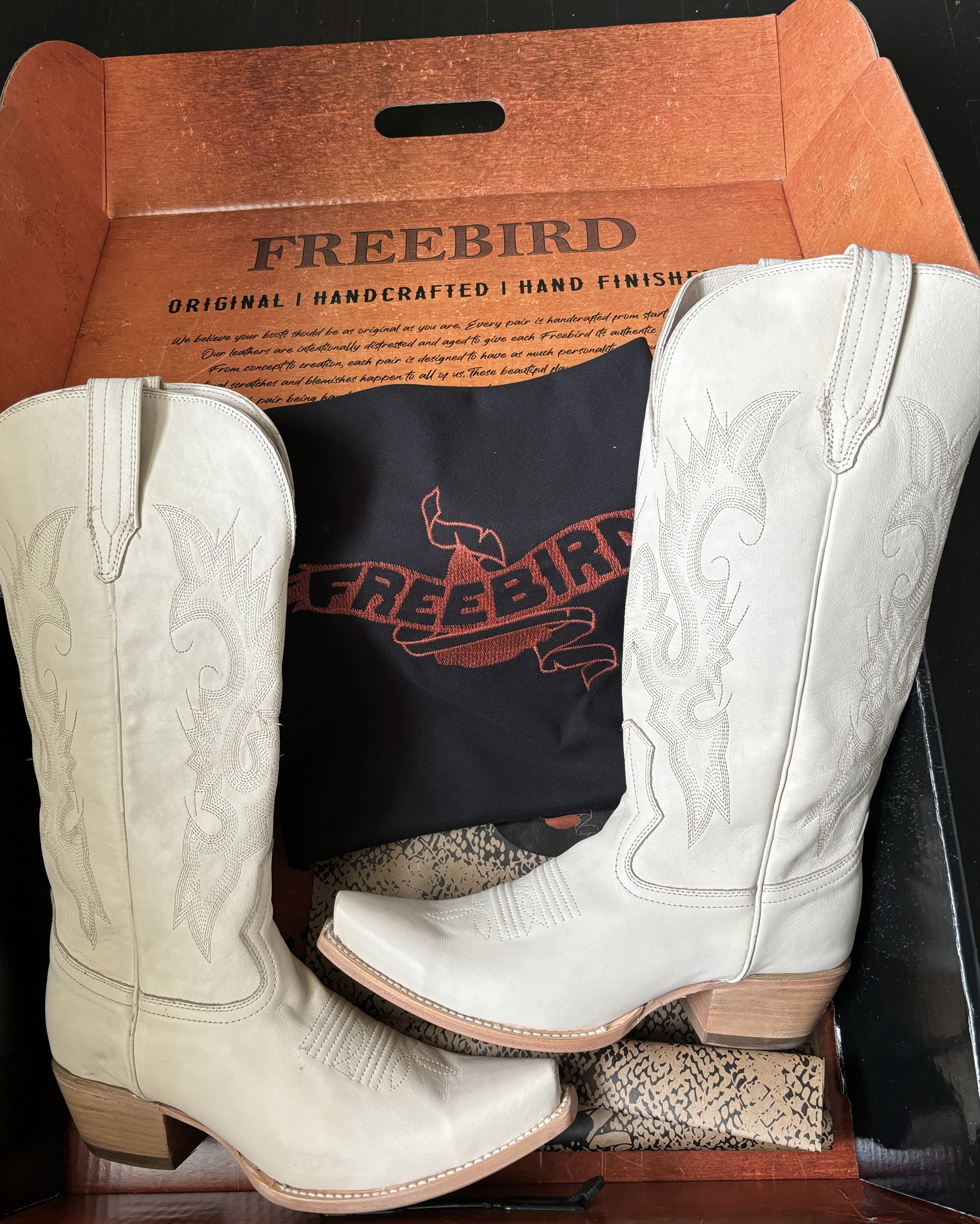 Freebird authentic leather cowboy boots beautifully handcrafted soft comfortable true to size woodland beige #boots #fall #cowboy #style 

#LTKOver40 #LTKShoeCrush #LTKStyleTip