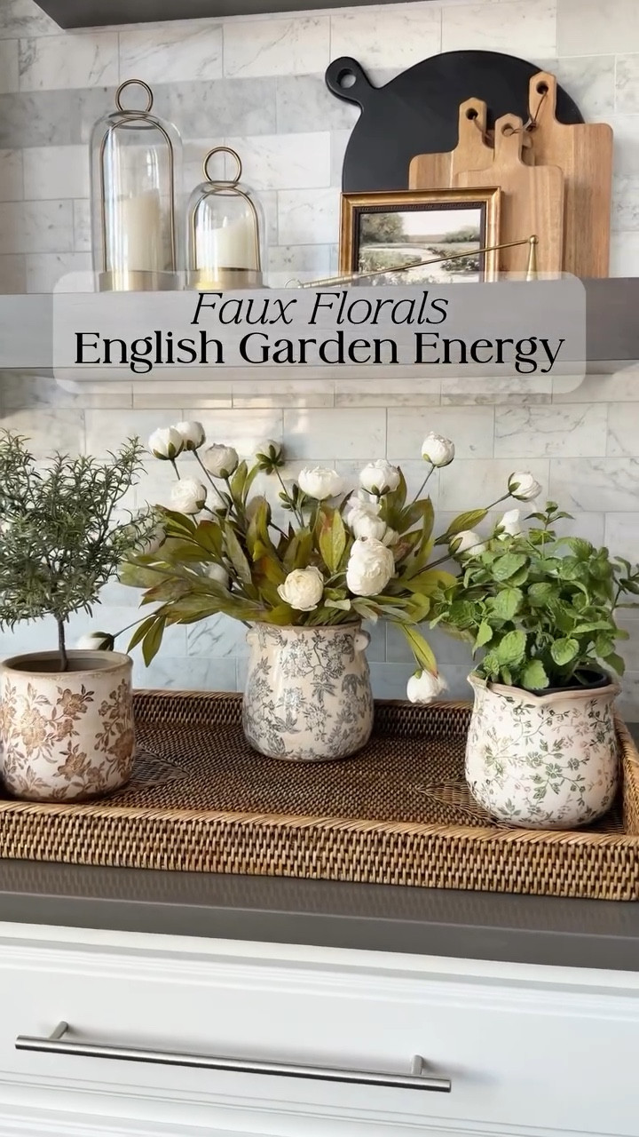 I’m obsessed with these vintage style floral planters!! I paired three with my favorite faux herbs and florals and they work for spring, summer, fall… honestly year round. You’ve probably spotted them in my kitchen! They’re one of those pieces I never get tired of styling 💚
✨Save this for later if you’re thinking about what to style on your kitchen counters 

#englishgarden #fauxflorals #inspiremehomedecor 
Amazon home decor, English garden decor, outdoor planters, faux herbs, faux florals, kitchen decor

#LTKSeasonal #LTKHome