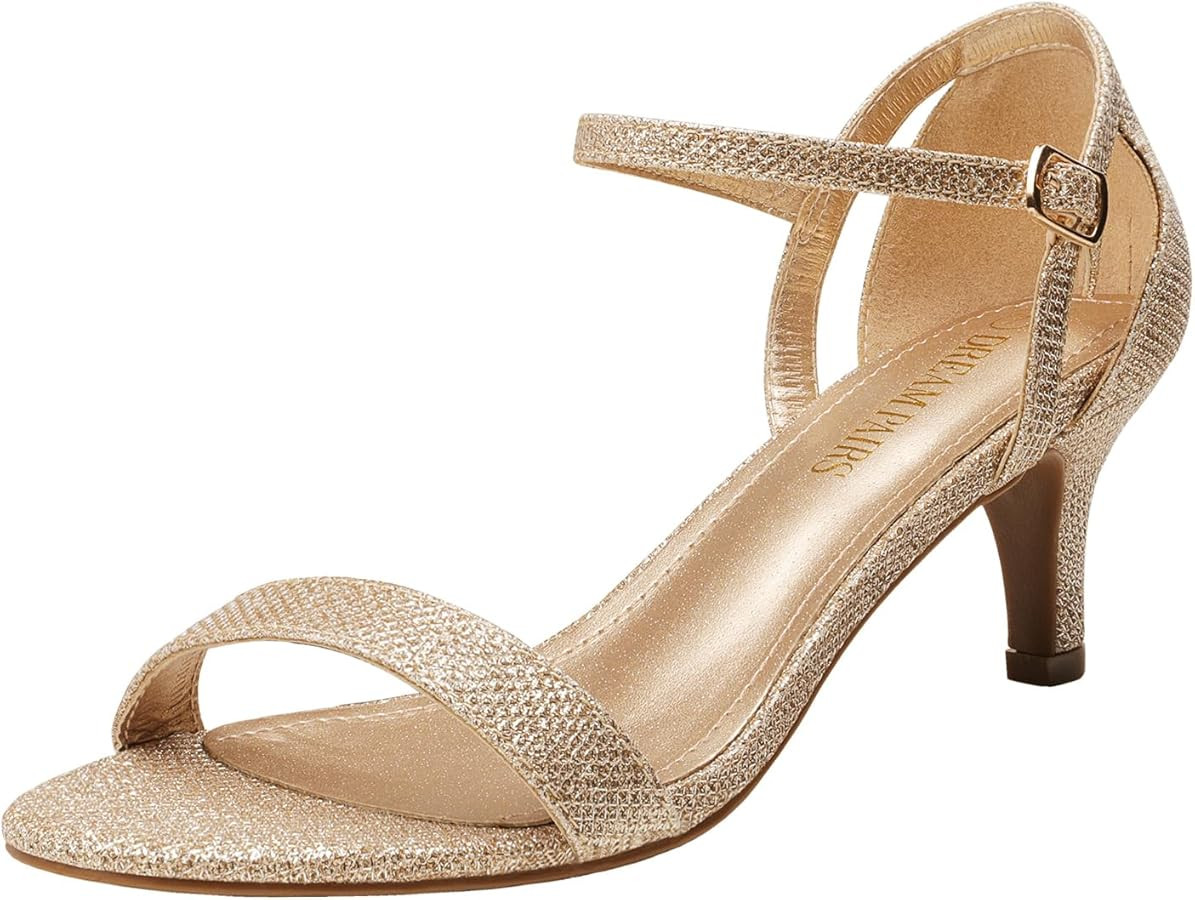 DREAM PAIRS Women's Lexii Fashion Stilettos Open Toe Pump Heel Sandals | Amazon (US)