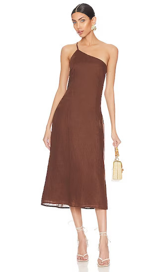 Soko Midi Dress | Chocolate Brown Midi Dress | Midi Spring Dress Spring Dresses Women Over 50 Styles | Revolve Clothing (Global)