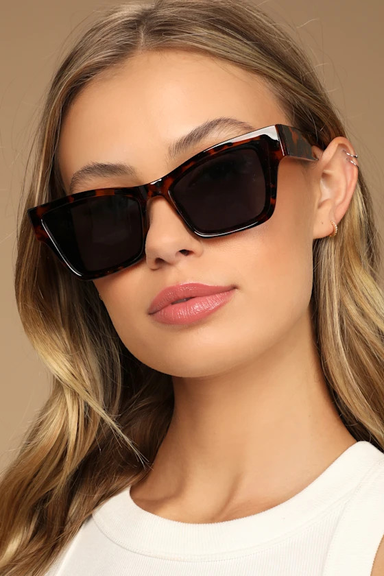 Modern Trends Brown Tortoise Cat-Eye Sunglasses | Lulus