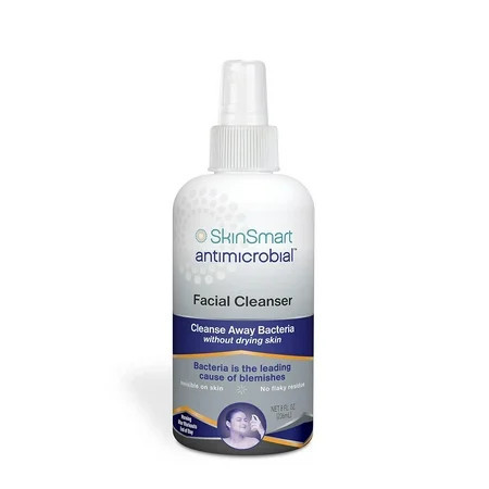 SkinSmart Facial Cleanser for Acne Hypochlorous Acid Technology Targets Bacteria for Active Teenage Athletes Post Workout and Adult Acne 8 oz Spray Bottle Safe for Multiple Daily Uses | Walmart (US)
