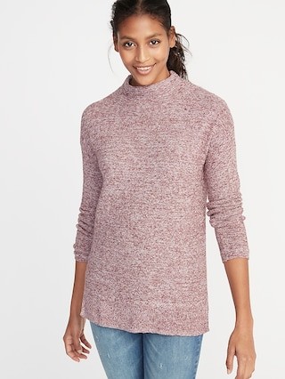 Textured-Stitch Turtleneck Sweater for Women | Old Navy US