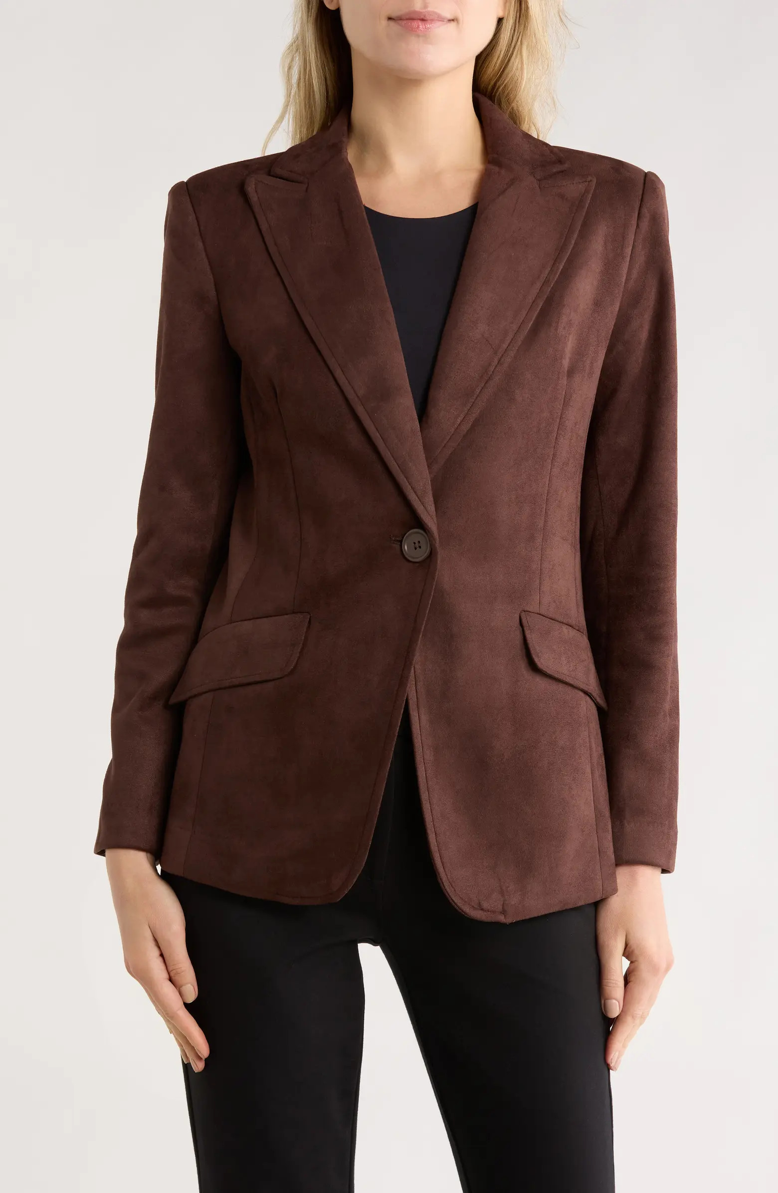 Faux Suede Blazer | Nordstrom Rack