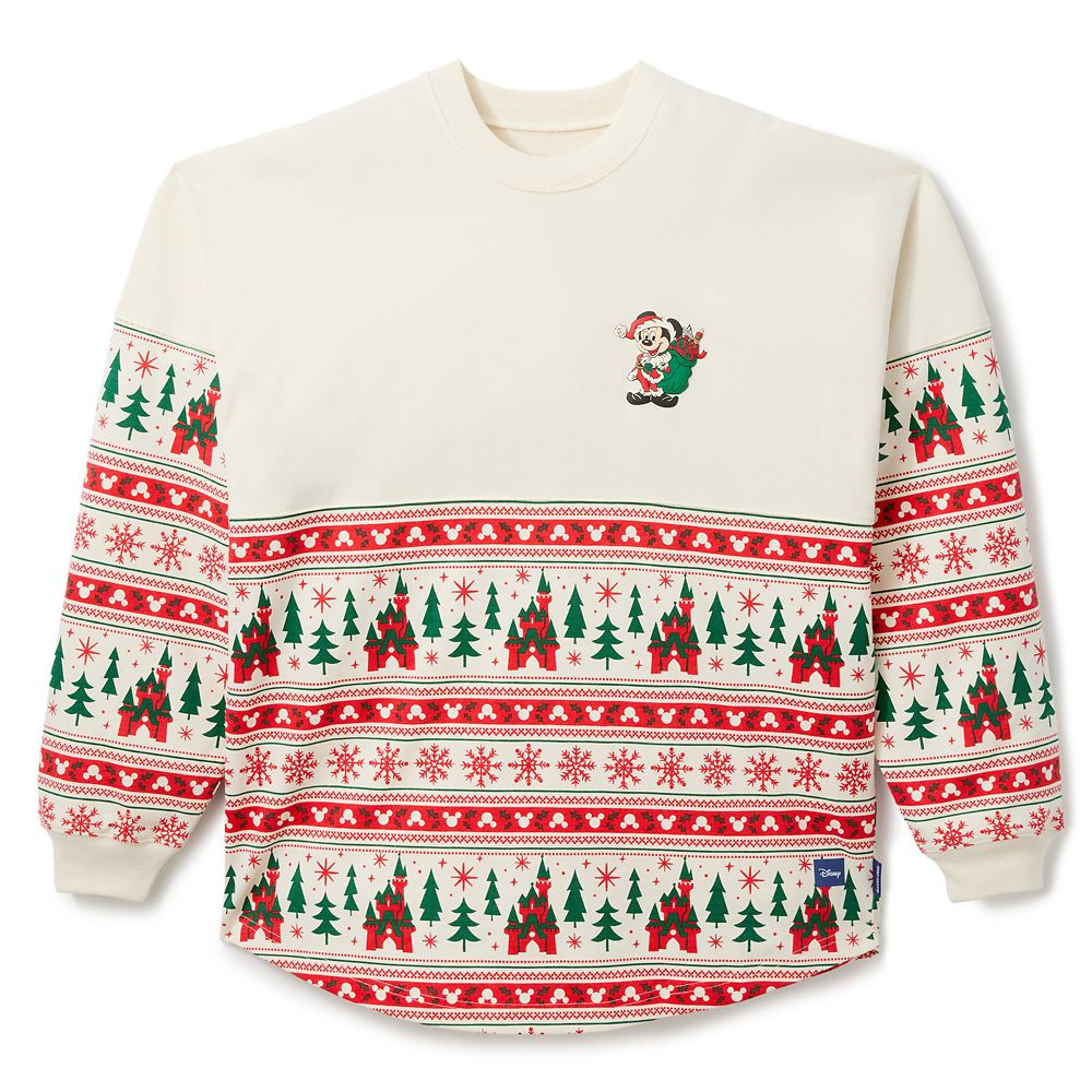 Santa Mickey Mouse ''Merry Christmas'' Fair Isle Spirit Jersey for Adults | Disney Store