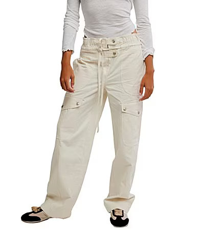 Free People Park Ave High Rise Cargo Pants - M | Dillard's