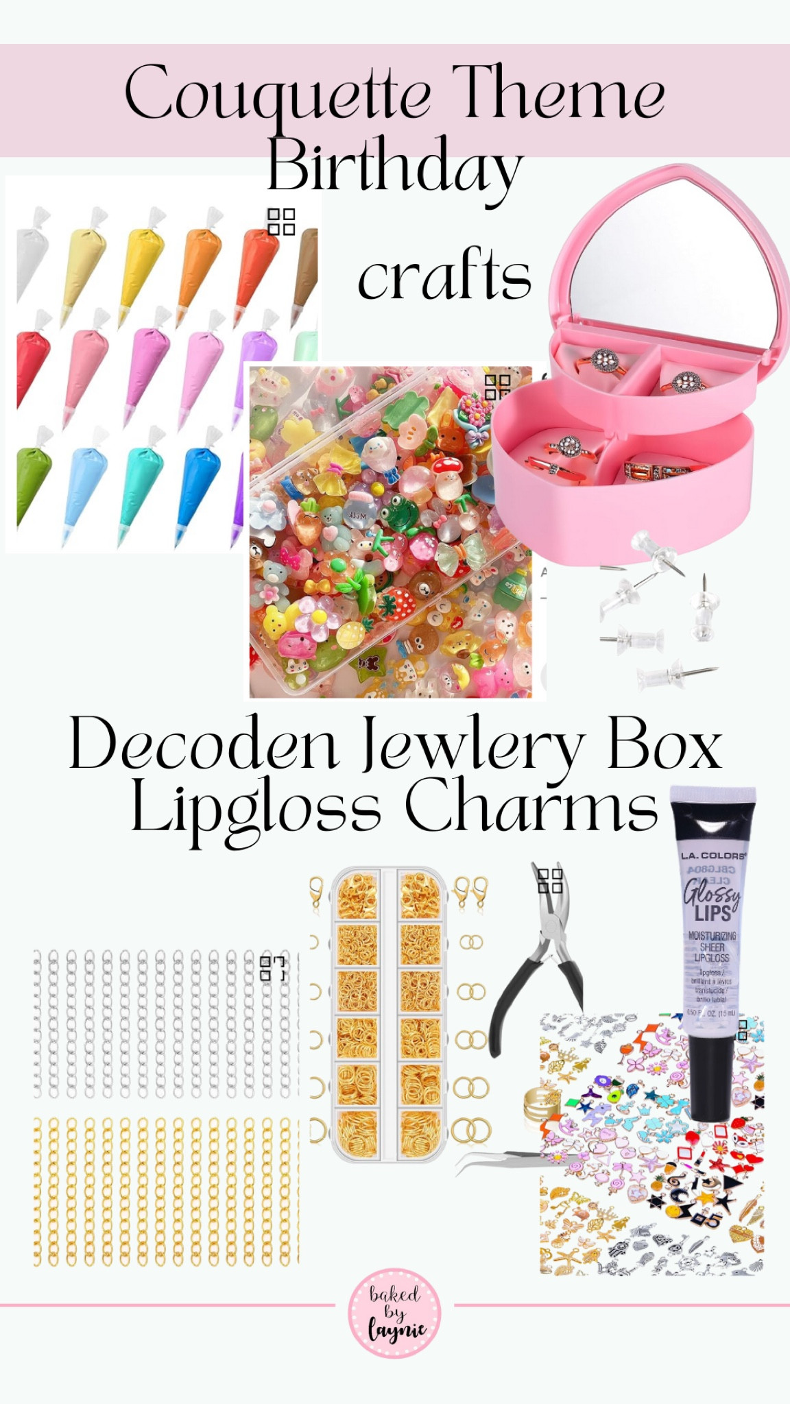 Crafts, diy craft party, kids birthday party, tween girl, charms, how to host a party 