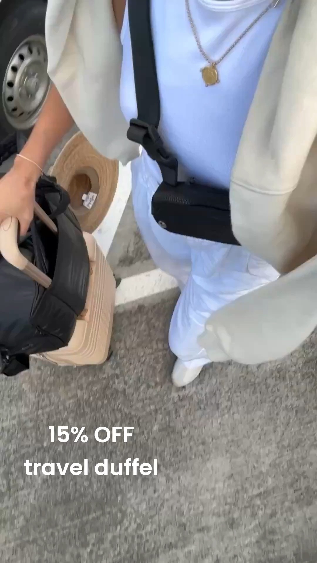 My air travel duffle is 15% OFF for Labor Day! It counts as a personal item since it fits under the seat in front of you on a plane ✈️

airport outfit, travel outfit, travel bags, travel essentials, summer travel, airport must haves

#LTKSaleAlert #LTKSeasonal